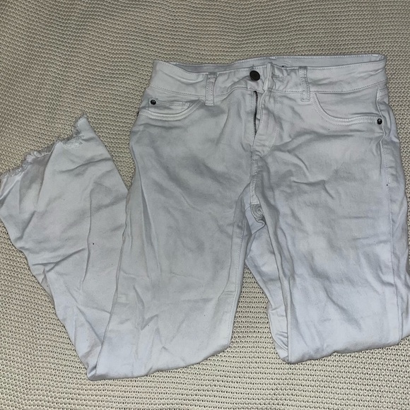 Dl1961 Lara instasculpt kick flare crop white jeans 26 - Picture 5 of 7